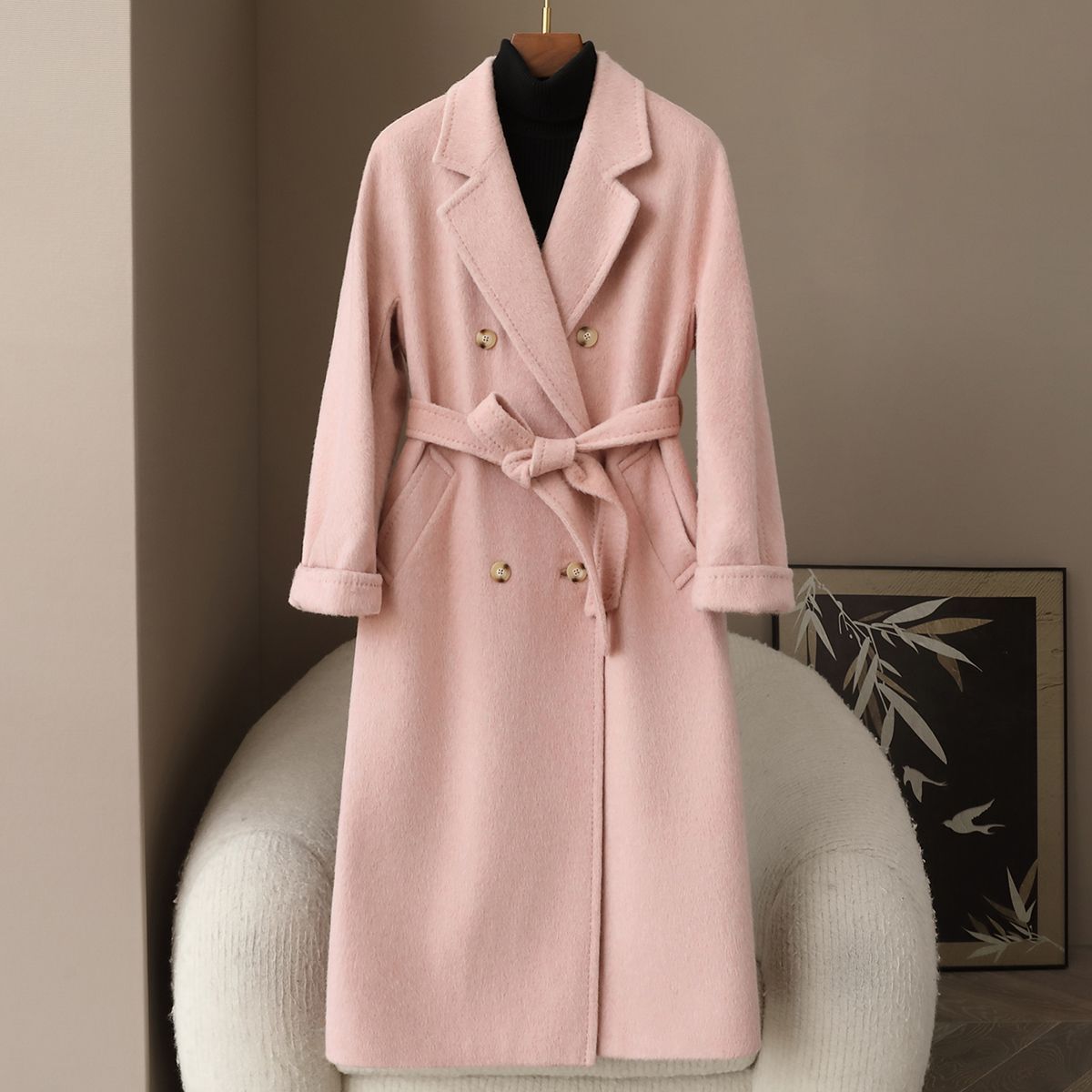 H4288 Women's wool coat