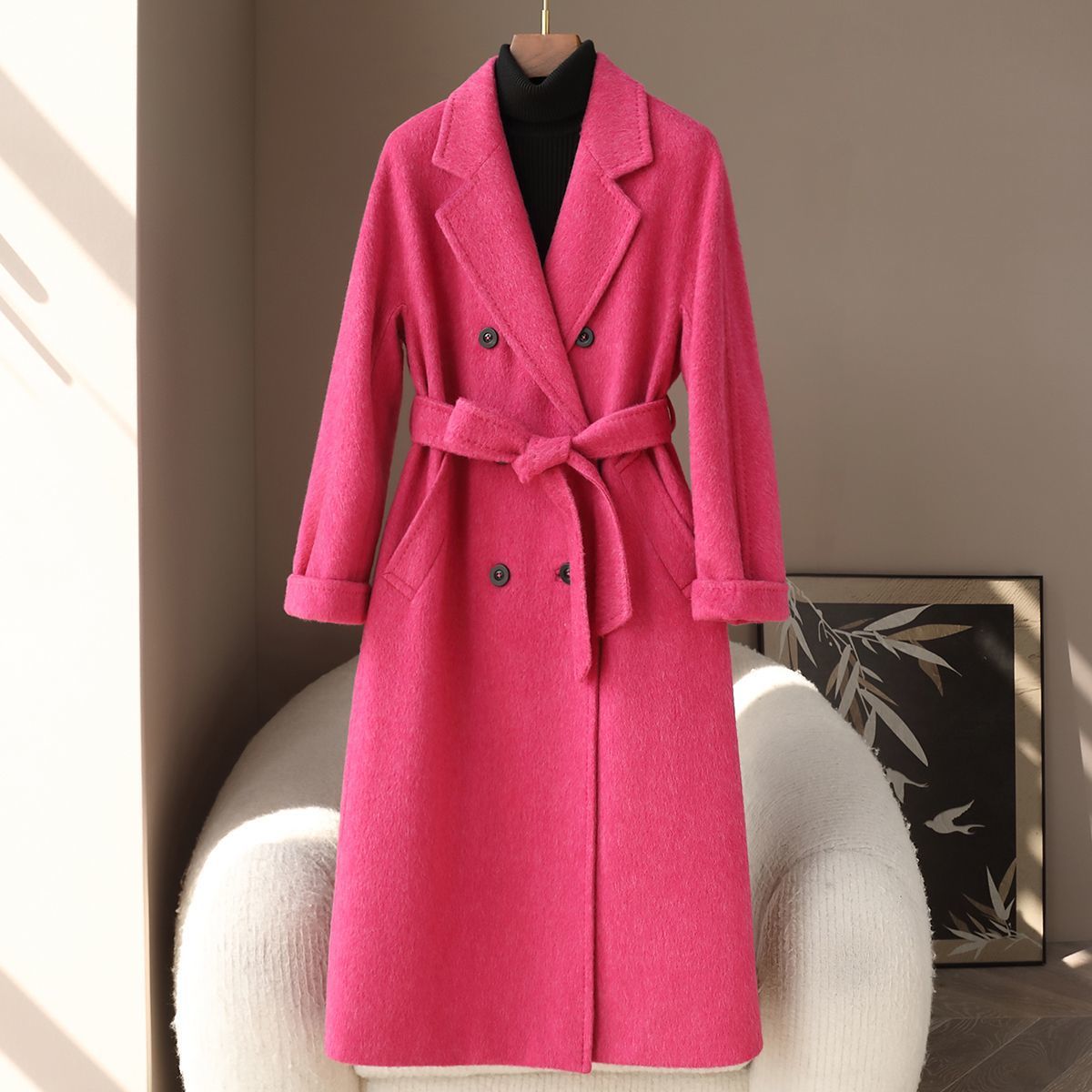 H4288 Women's wool coat