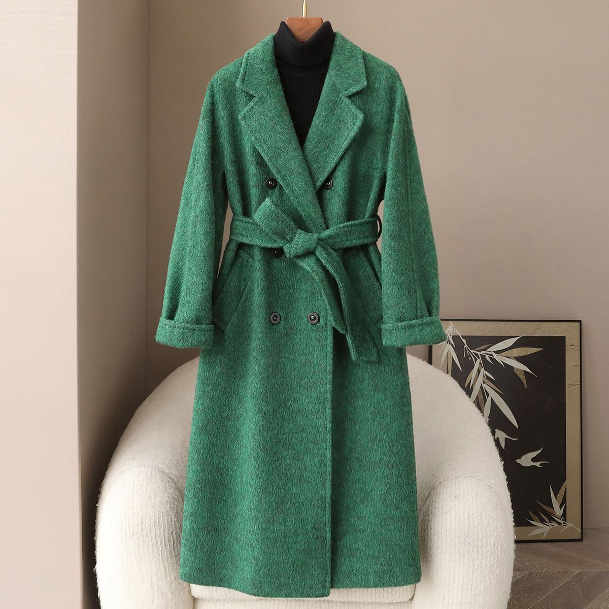 H4292 Women's wool coat