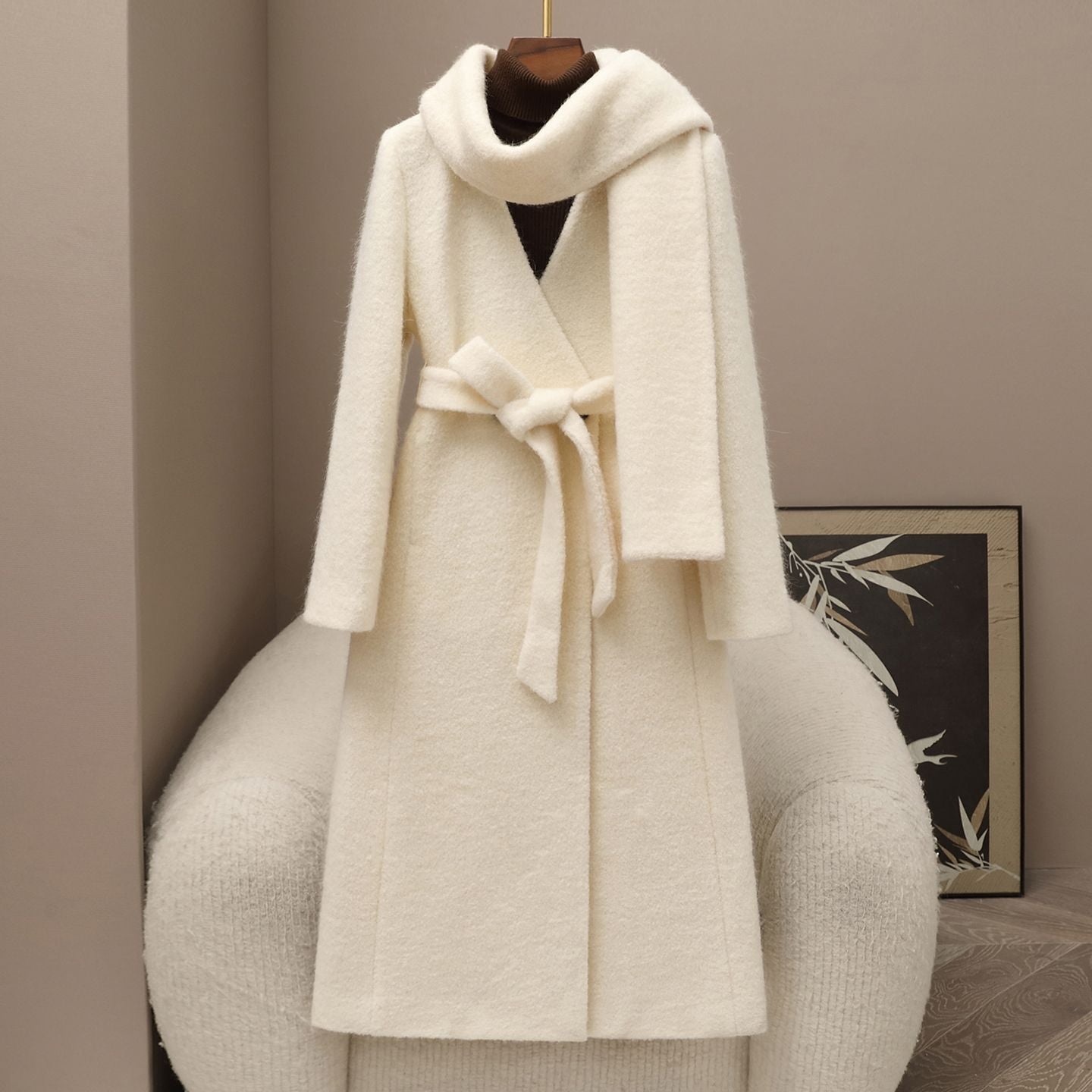H4291 Women's wool coat
