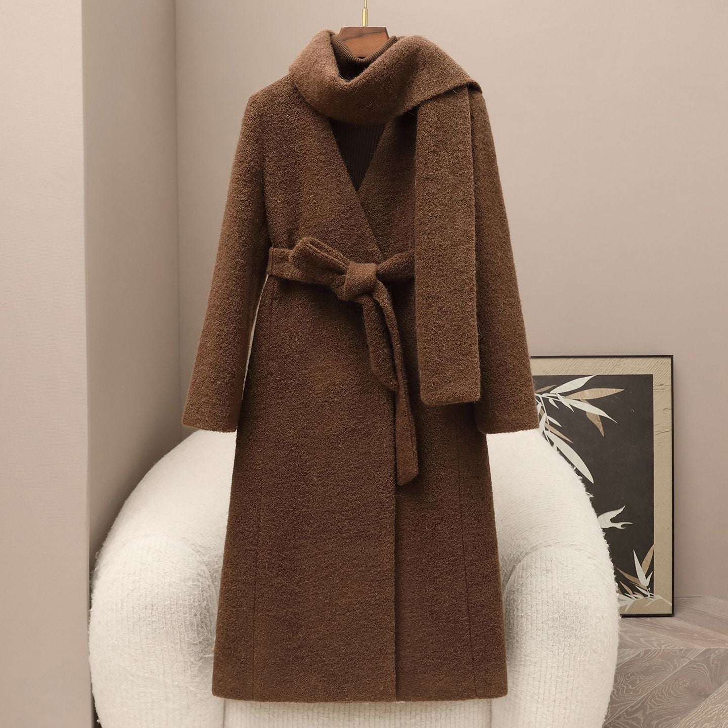 H4293 Women's wool coat