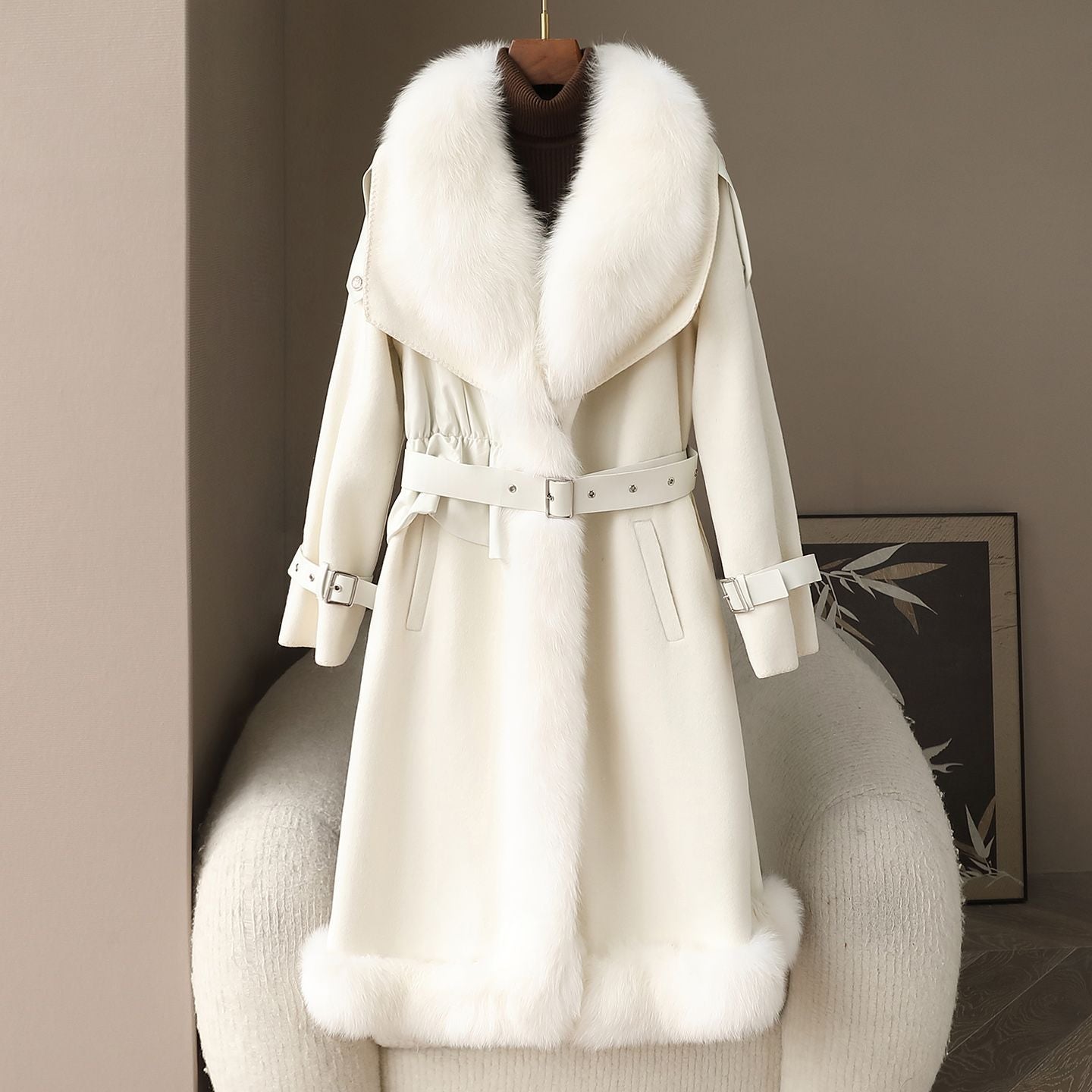 H4295 Women's wool coat