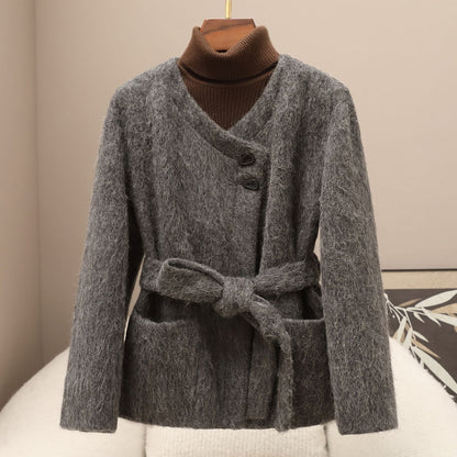 H4297 Women's wool coat