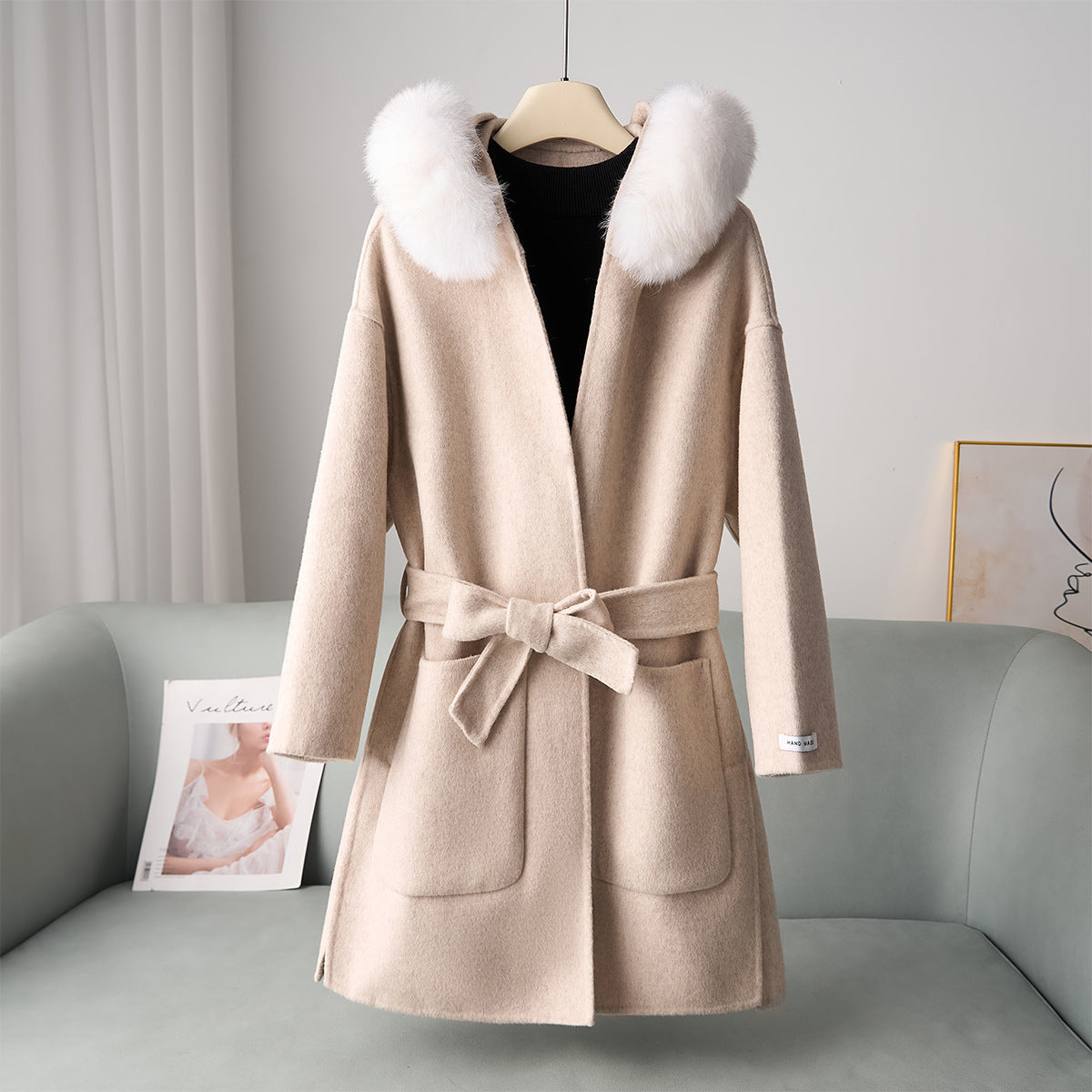 H4300 Women's wool coat