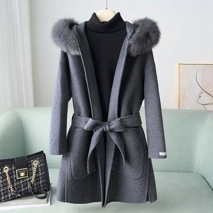 H4300 Women's wool coat