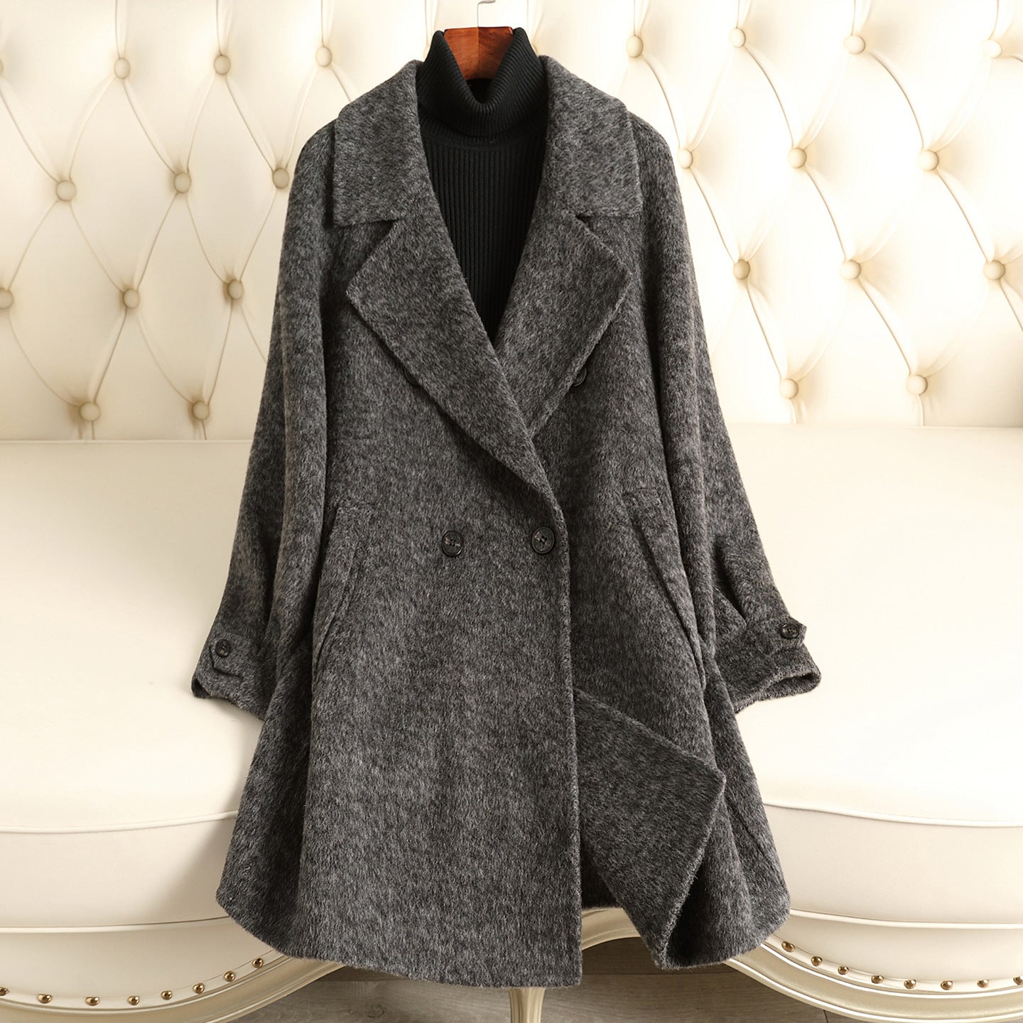 H4341 cashmere coat
