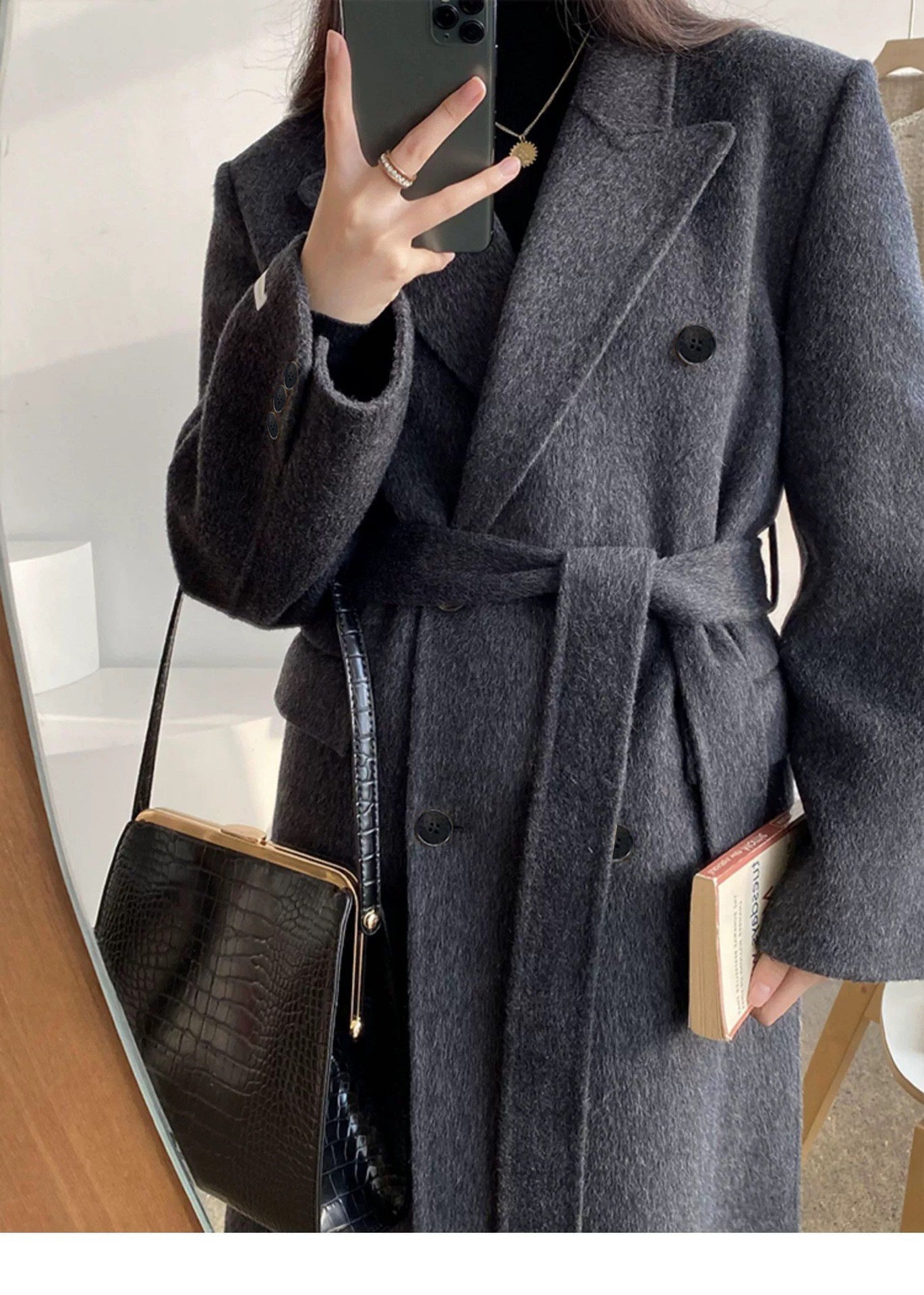 H4350 wool coat