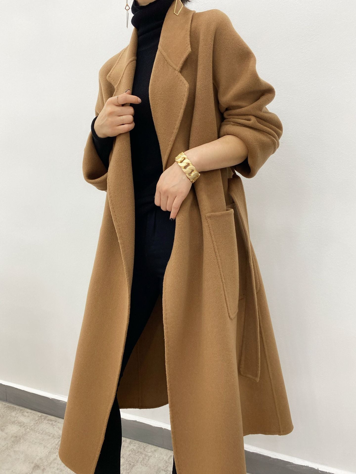 H4355 cashmere coat