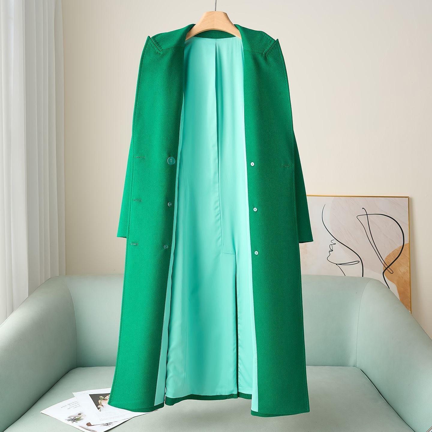 H4383 cashmere coat