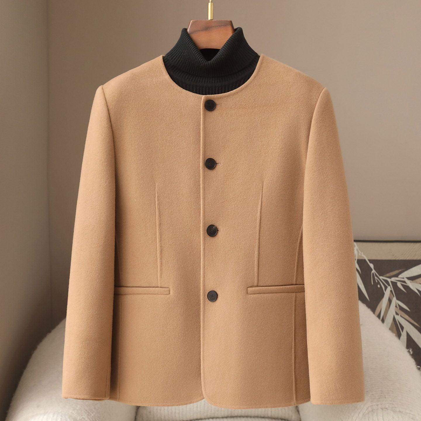 H4421 Women's cashmere coat