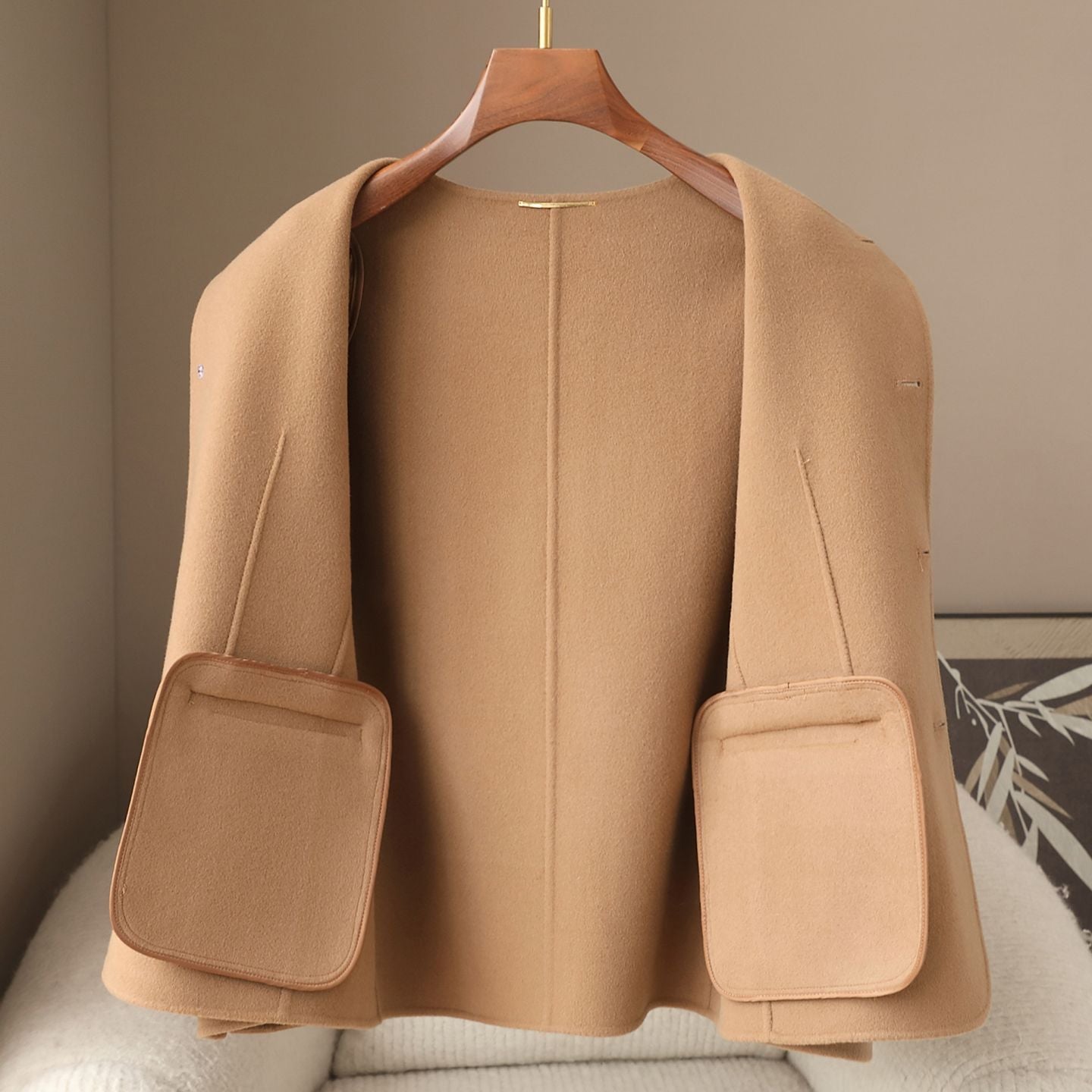 H4421 Women's cashmere coat