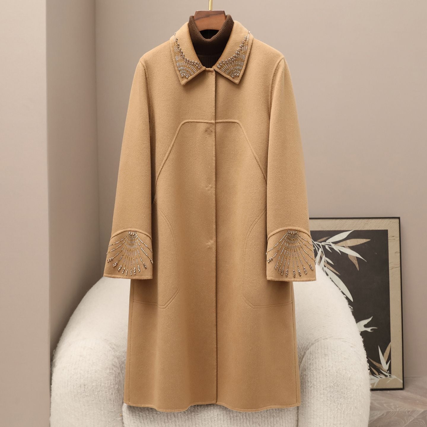 H4393 cashmere coat