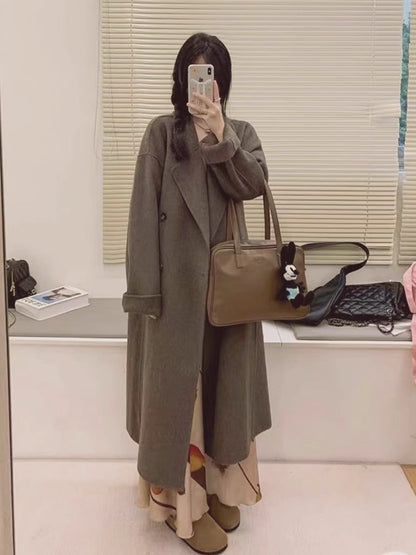 H4430 Women's cashmere coat