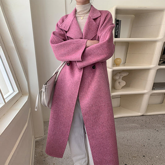H4463 Women's cashmere coat