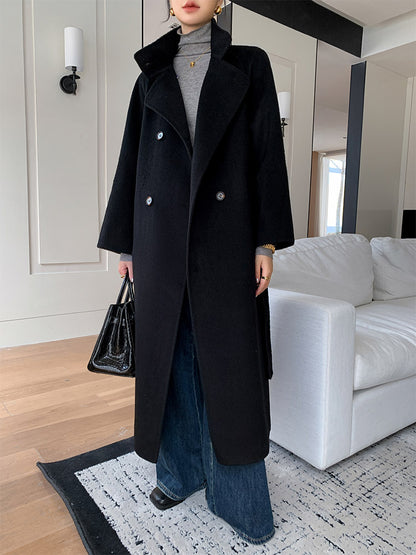 H4465 Women's cashmere coat