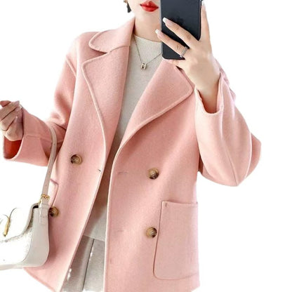 H4447 Women's cashmere coat