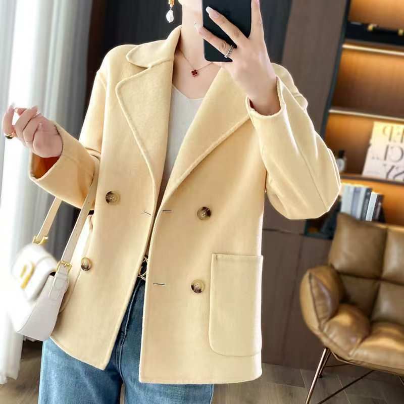 H4469 Women's cashmere coat