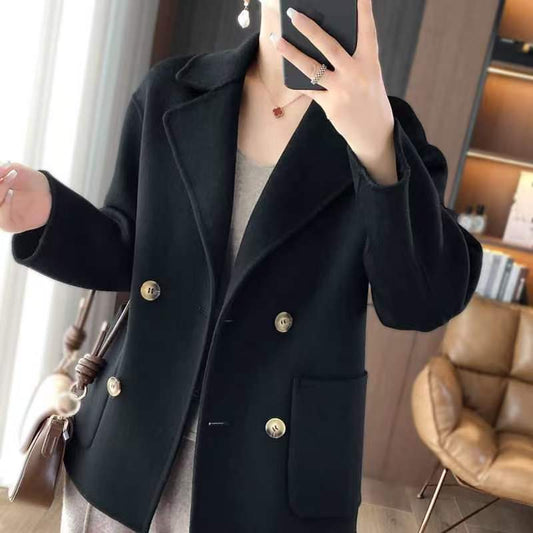 H4450 Women's cashmere coat