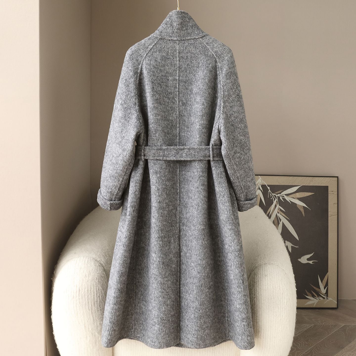 H4457 Women's cashmere coat
