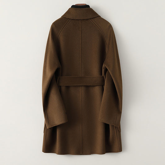 H4454 Women's cashmere coat
