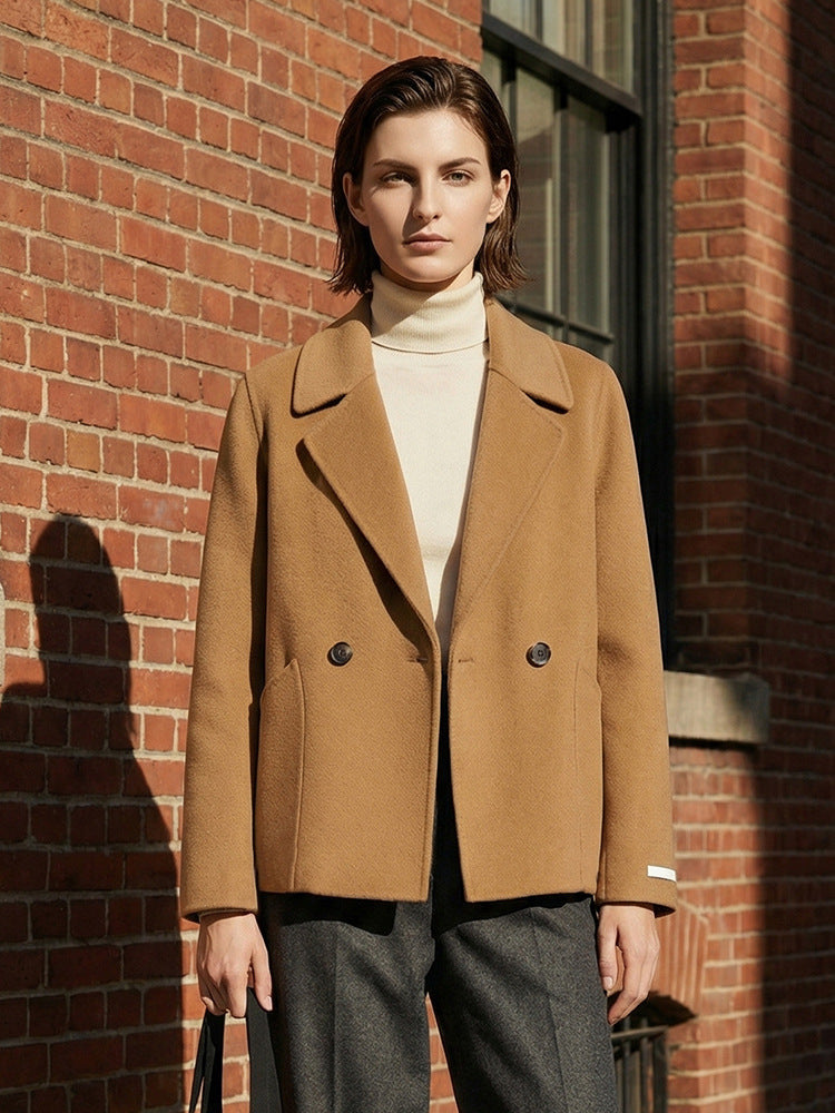 H4504 Women's cashmere coat
