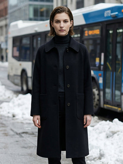 H4507 Women's cashmere coat