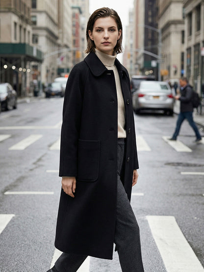 H4507 Women's cashmere coat