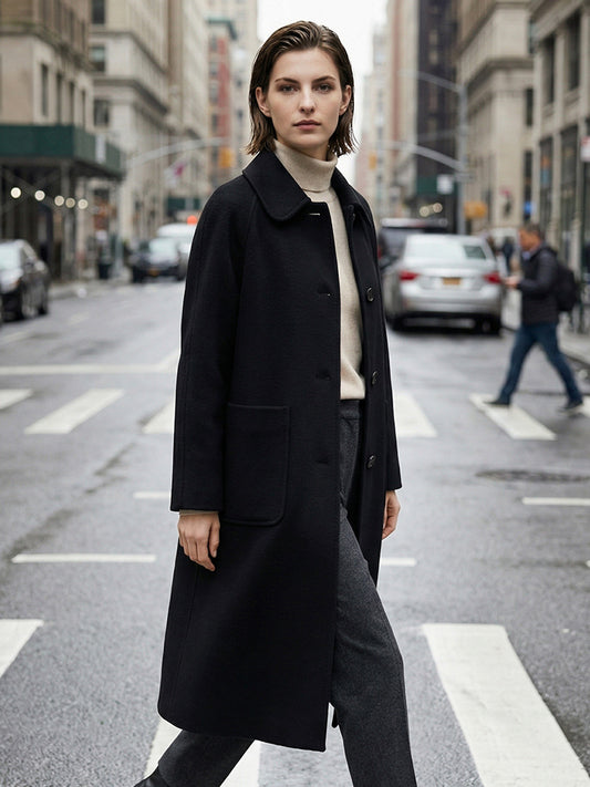 H4481 Women's cashmere coat