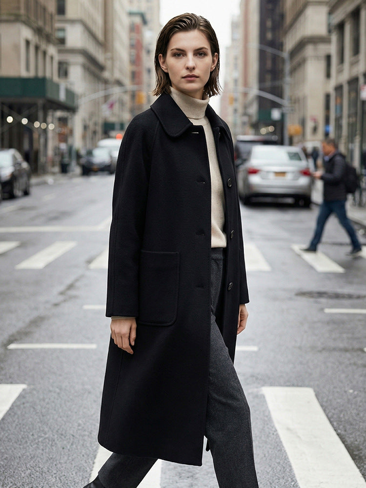 H4506 Women's cashmere coat