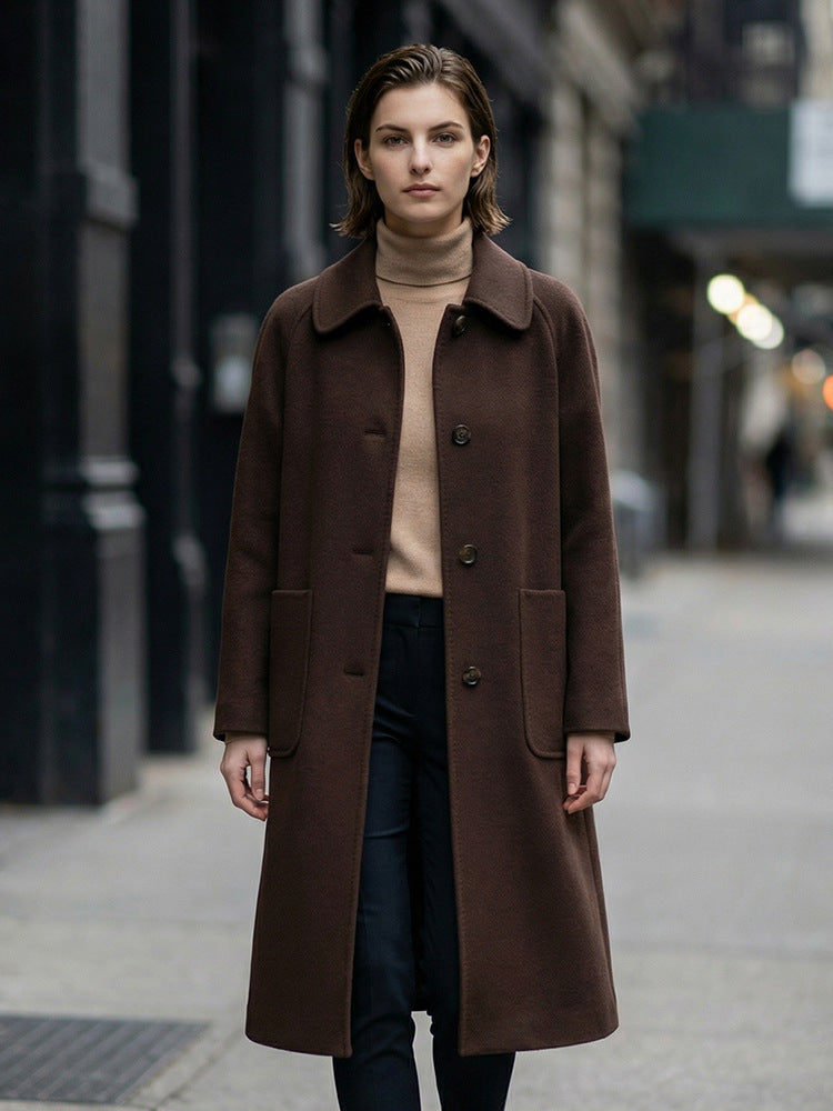 H4508 Women's cashmere coat