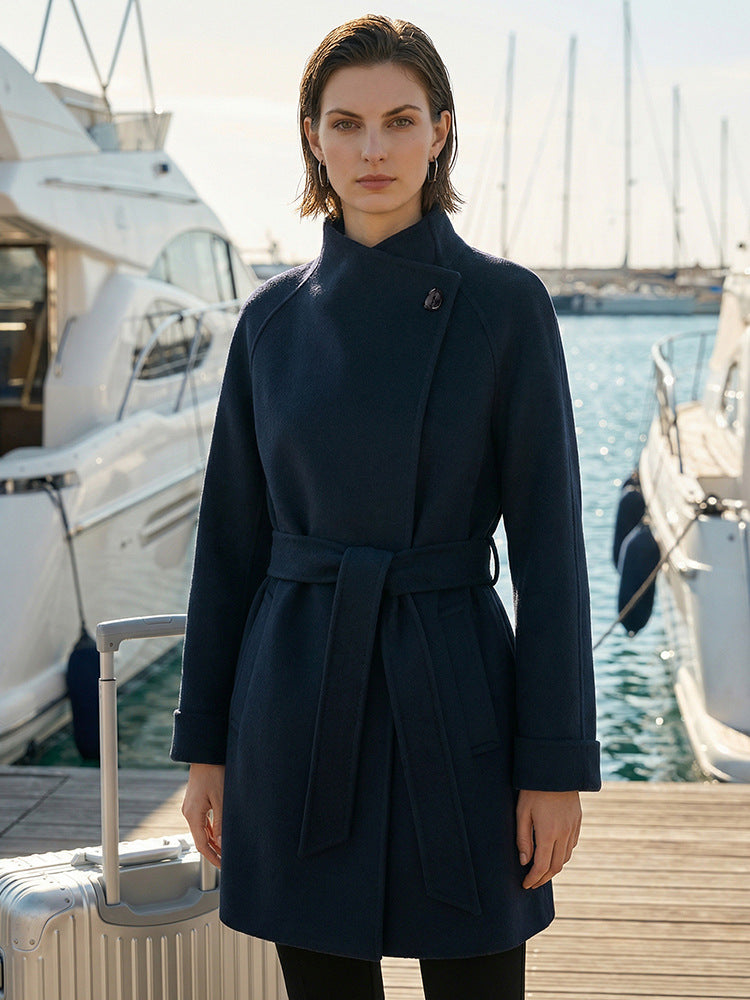 H4487 Women's cashmere coat