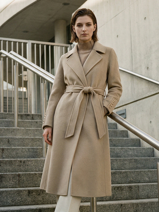 H4502 Women's cashmere coat