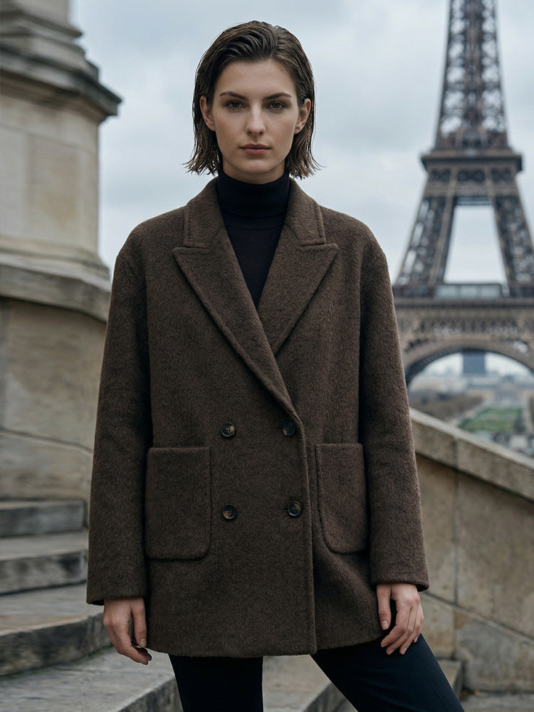 H4500 Women's cashmere coat