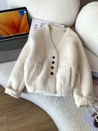 H4537 Women's wool coat