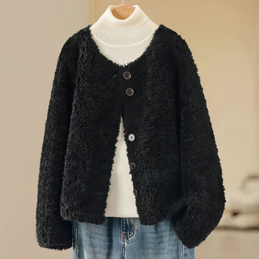 H4546 Women's wool coat
