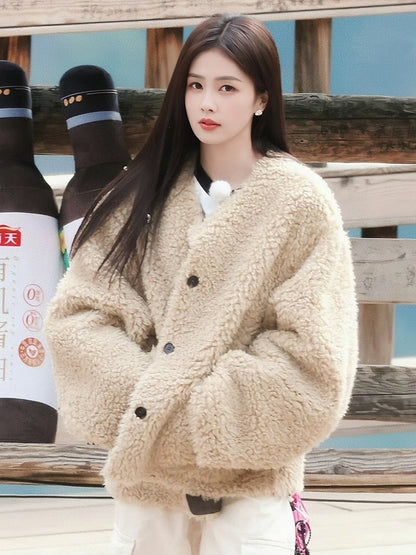 H4548 Women's wool coat
