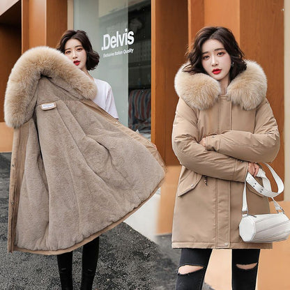 H4589 Women's down cotton coat