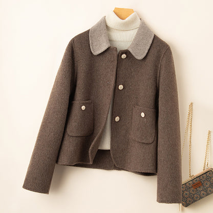 H4739 Women's cashmere coat