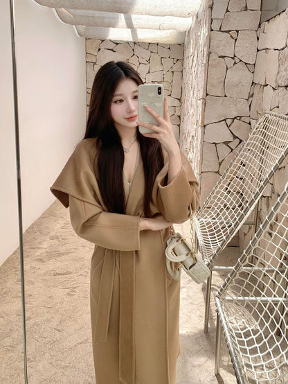 H4741 Women's cashmere coat