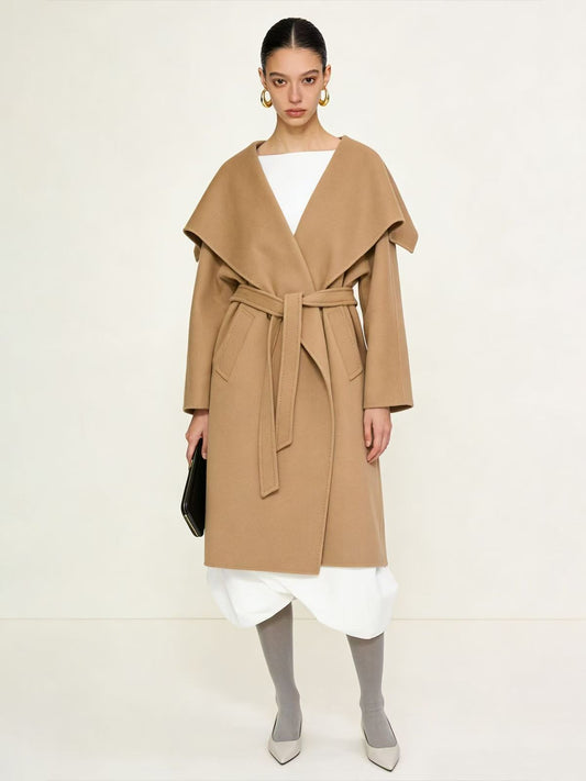 H4734 Women's cashmere coat