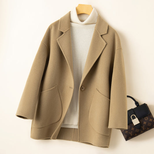 H4774 Women's cashmere coat