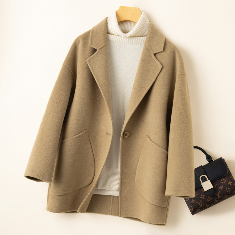 H4731 Women's cashmere coat