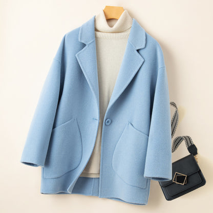 H4731 Women's cashmere coat