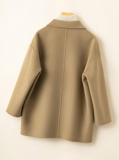 H4727 Women's cashmere coat