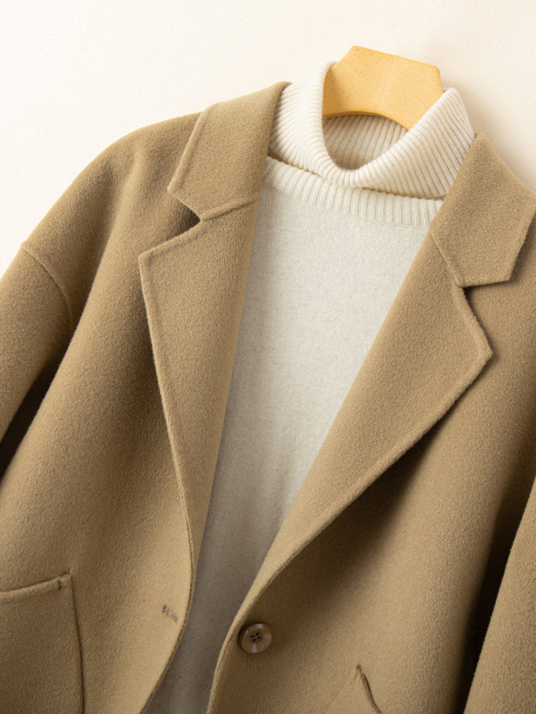 H4727 Women's cashmere coat