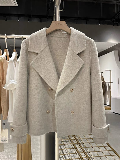 H4848 Women's cashmere coat