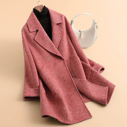H4816 Women's cashmere coat