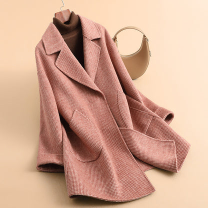 H4718 Women's cashmere coat