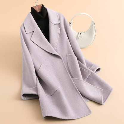 H4820 Women's cashmere coat