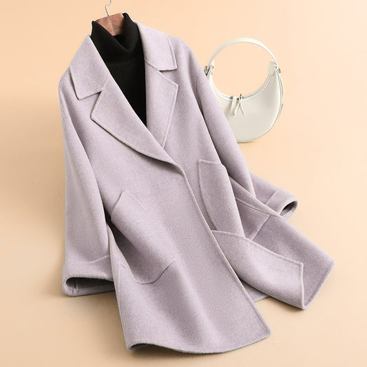 H4820 Women's cashmere coat